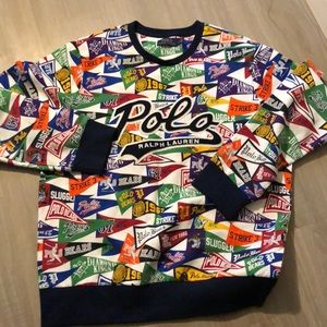 Polo baseball sweater